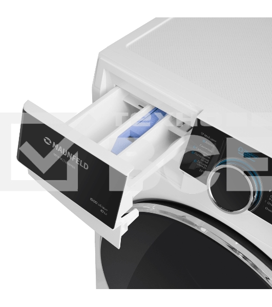 Стиральная машина с инвертором и паром Maunfeld MFWM1510WH06