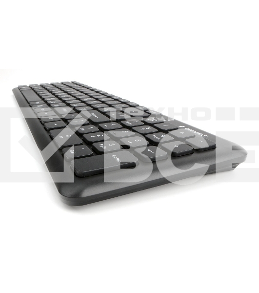 Комплект клавиатура+мышь беспроводные Gembird KBS-9200, 2.4ГГц