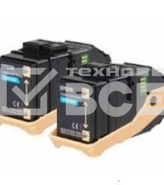 Картридж лазерный Epson C13S050608 голубой (13000 стр. двойная упаковка: 6500 стр x 2) для AcuLaser AL-C9300N