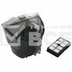 Пылесос JVC JH-VC318 синий/черный, 300/900 Вт, уборка сухая, пылесборник контейнер 2 л, фото3