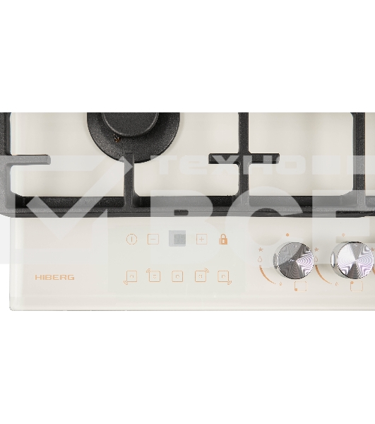 Варочная поверхность HIBERG VM 7155 Y, бежевый