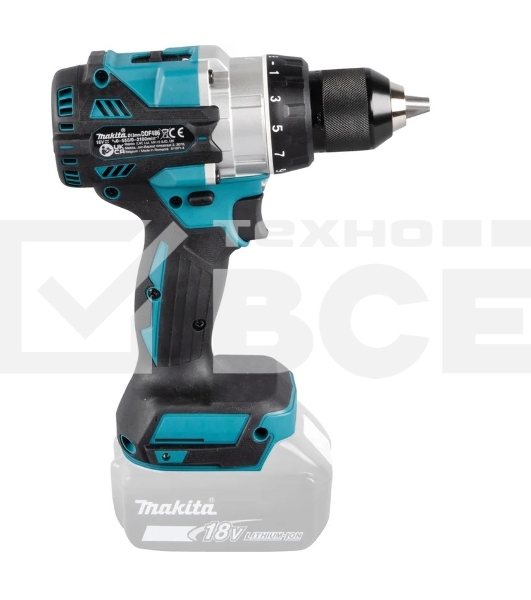 Дрель-шуруповерт аккумуляторная Makita DDF486Z, 18 В, Без АКБ, аккумуляторная