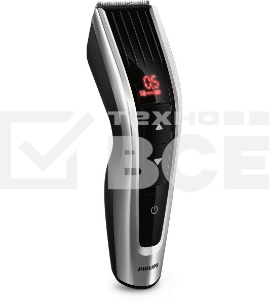 Машинка для стрижки Philips HC9420/15 серебристый/черный (насадок в компл:3шт)