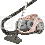 Пылесос Delta DL-0853 бежево-розовый, 400/2400 Вт, уборка сухая, пылесборник контейнер, 4 л, фото4