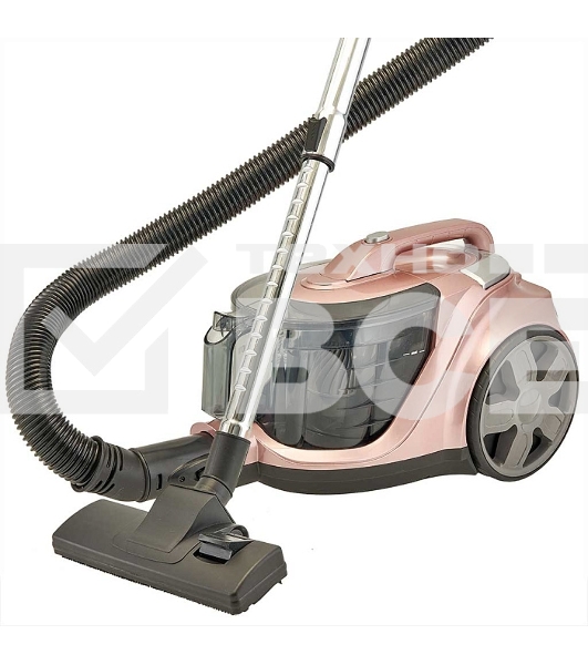 Пылесос Delta DL-0853 бежево-розовый, 400/2400 Вт, уборка сухая, пылесборник контейнер, 4 л