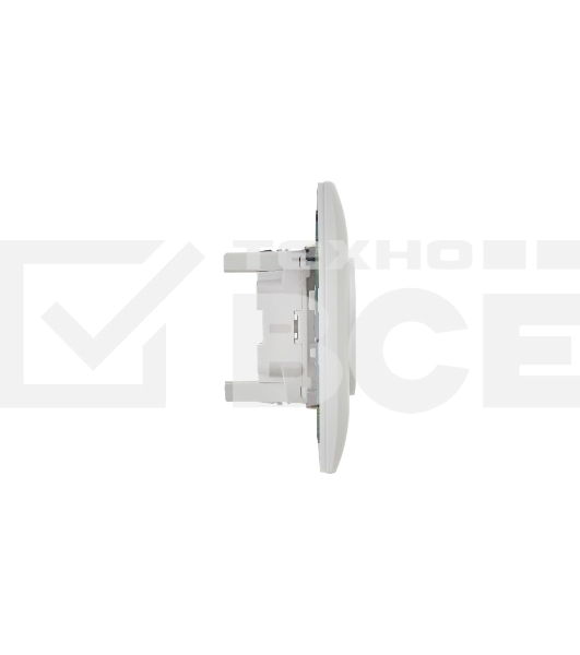 Розетка 2-м SKANDY 10А без заземл. без защ. шторок в сборе SK-R10W арктич. бел. IEK SK-R20-10-K01-F