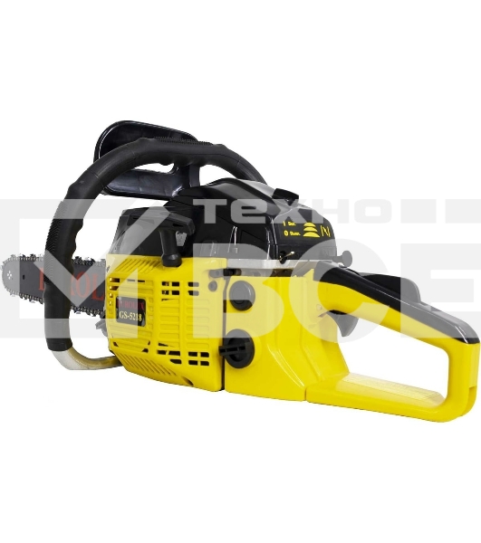 Бензопила Eurolux GS-5218 желтый/черный