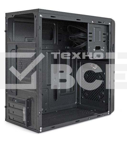 Компьютерный корпус Minitower ExeGate EX286412RUS BA-309 (mATX, без БП, 2хUSB, HD аудио, черный)