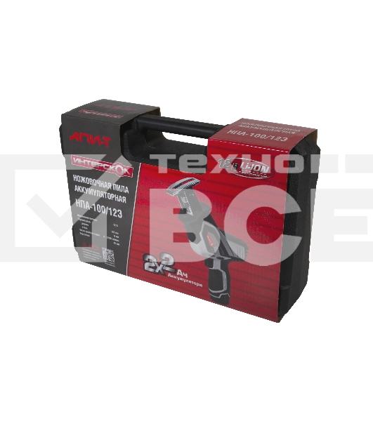 Сабельная пила Интерскол НПА-100/12Э аккум. 3000ход/мин (805.0.0.70)