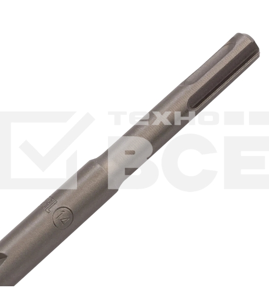 Бур по бетону Denzel двойная спираль, Cobalt W-tip, 14x460 мм, SDS PLUS