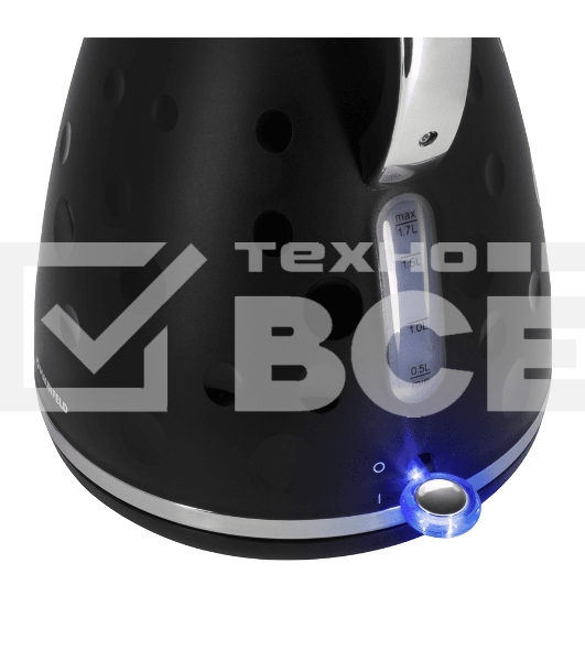 Чайник электрический Maunfeld MFK-647BK черный с хромированными элементами