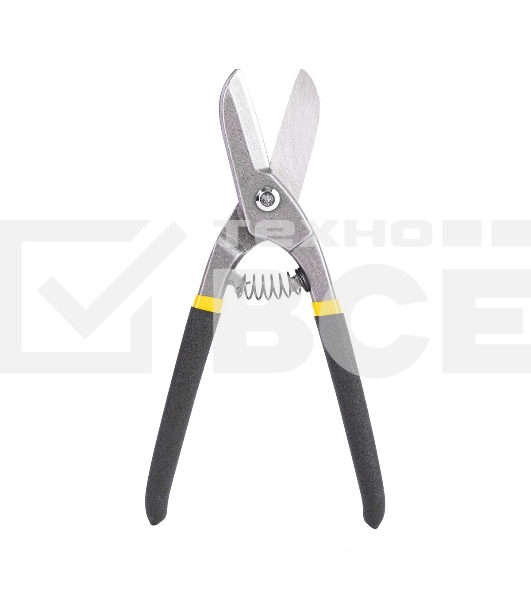 Ножницы по металлу прямые Deli DL4371 250мм, высокоуглеродистая сталь 55, прорезиненная рукоятка