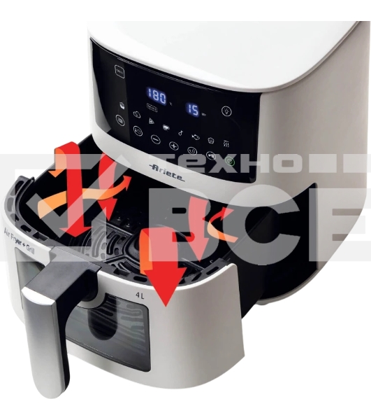 Аэрофритюрница Ariete 4633 Glass DGT Wh