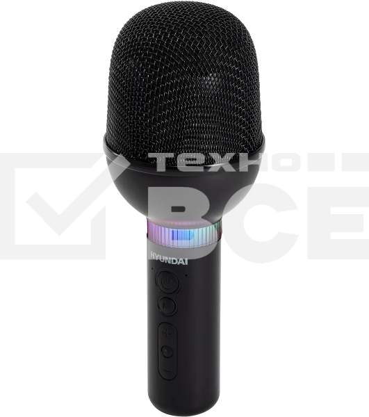 Микрофон беспроводной Hyundai H-MIC101 черный