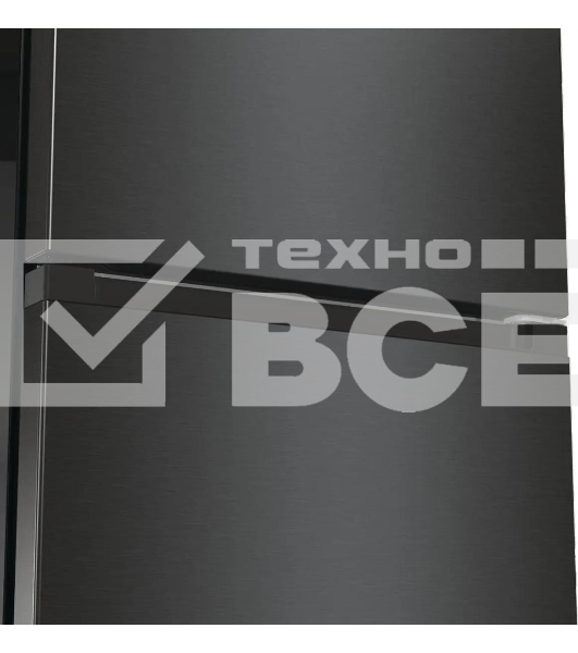 Холодильник Gorenje NRK6202EBXL4 черный матовый двухкамерный 235/96л морозилка снизу, No Frost