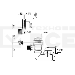 Слив-перелив для ванны WIRQUIN Quick-Clak с перископом L700мм хром, фото7
