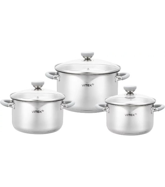 Набор кастрюль Vitek Вкус жизни VT-SS1226 6 предметов