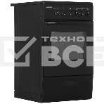 Плита электрическая Лысьва EF4011MK00 черный, конфорок 4 электрических, духовка 57 л, 50 см x 84 см x 60 см (без крышки), фото2