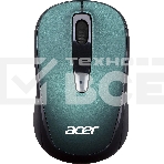 Мышь беспроводная Acer OMR135 зеленый, 1000 dpi, радиоканал, USB, кнопки - 3, фото 1