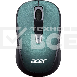 Мышь беспроводная Acer OMR135 зеленый, 1000 dpi, радиоканал, USB, кнопки - 3