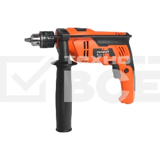 Дрель электрическая ударная PATRIOT FD600h 120301440 {Эл. дрель, с ударом, мощность 600Вт, макс.диаметр 13мм, глубиномер + дополнительная ручка}