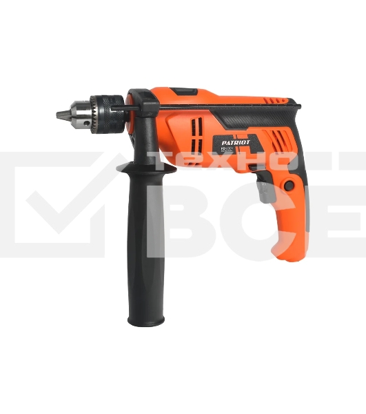 Дрель электрическая ударная PATRIOT FD600h 120301440 {Эл. дрель, с ударом, мощность 600Вт, макс.диаметр 13мм, глубиномер + дополнительная ручка}