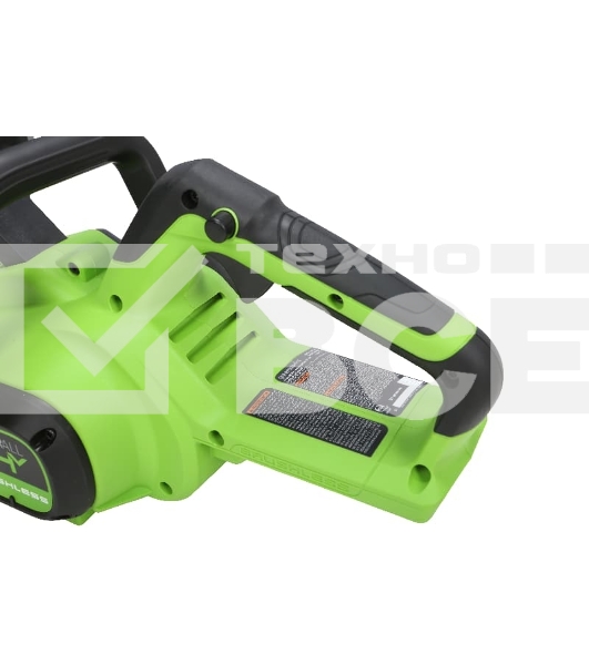 Цепная пила аккумуляторная GreenWorks GD24CS30K2, 24V, 30см, бесщеточная, c АКБ 2 Ач и ЗУ (2007007UA)