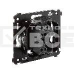 Кнопка одноклавишная DKC Avanti 4412153 в стену, черный матовый, фото6