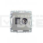 Розетка двойная TV+RJ45 IEK BRITE РТВ/РК12-БрС кат.5E сталь, фото4