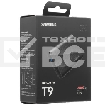 Твердотельный диск Samsung Т9 черный MU-PG1T0B/WW, 1TB V-NAND, USB 3.2 Gen 2х2 Type-C R/W - 2000/2000 MB/s, фото2