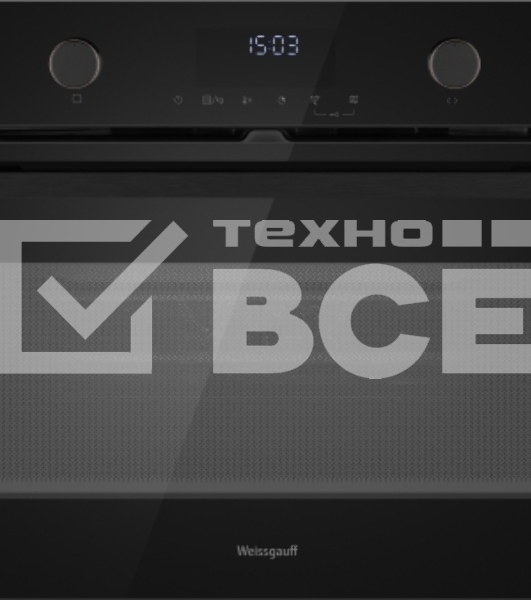 Духовой шкаф Электрический Weissgauff OE 4551 DB Black Edition черный
