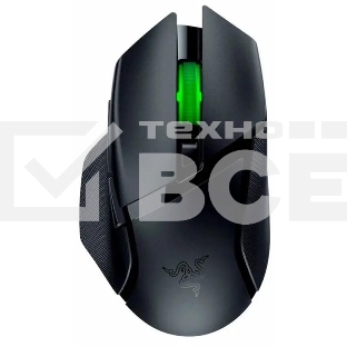 Мышь беспроводная Razer Basilisk V3 Hyperspeed черный, 18000 dpi, радиоканал, Bluetooth, USB, кнопки - 7