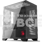Компьютерный корпус Bloody BD-CC103 черный без БП mATX 7x120мм 1xUSB 2.0 1xUSB 3.0 audio bott PSU, фото 1