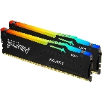 Оперативная память Kingston Fury Beast RGb, DDR5, 32Gb (2x16 Gb), 6000 MHz, CL30, радиатор, RGb, черный, фото3