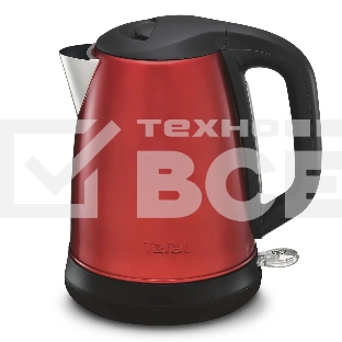 Чайник электрический Tefal KI270530 1.7л. 2400Вт красный (корпус: металл)
