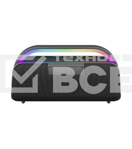 Колонка портативная Ural Молния Кварк черный/серый 240W 1.1 BT/3.5Jack/USB-C 10м 8000mAh (без.бат)