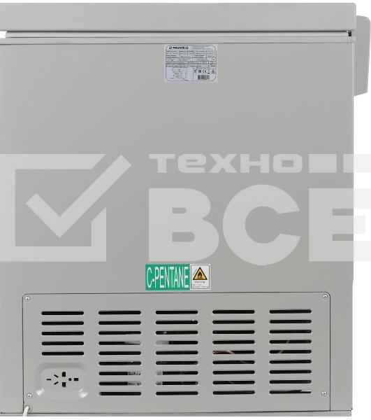 Морозильный ларь Maunfeld MFL300GR, серый, 292л