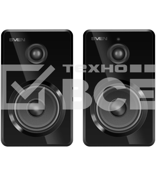 Акустическая система SVEN 2.0 SVEN SPS-725 черный (50 Вт, BT, пульт)