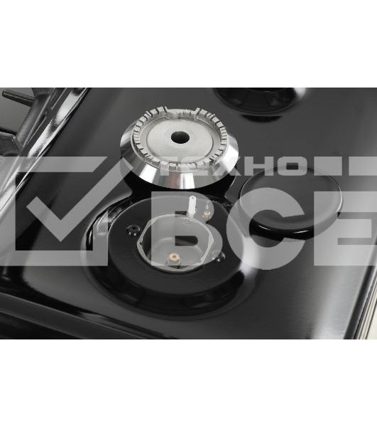 Плита газовая Gefest ПГ 6300-03 0053 мрамор черный, конфорок 4 шт, духовка 52 л, 60 см x 85 см x 60 см