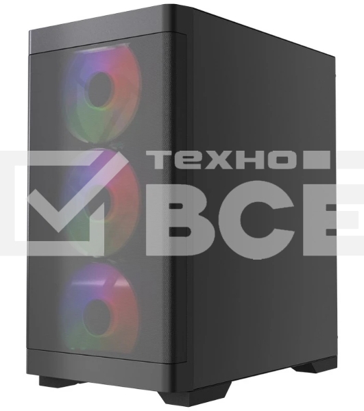 Корпус PowerCase Mistral Micro A13B, Micro-Tower, чёрный