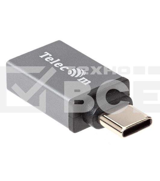 Переходник OTG USB 3.1 Type-C --> USB 3.0 Af  Telecom <TA431M>