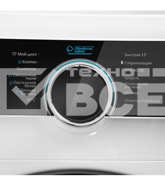Стиральная машина с инвертором и паром Maunfeld MFWM1510WH06