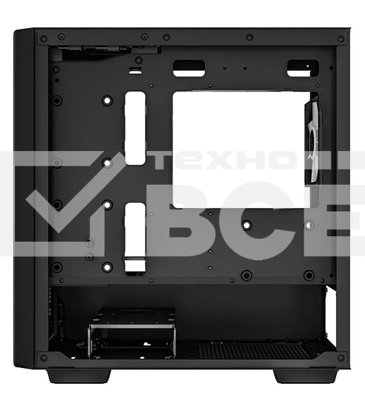 Компьютерный корпус DeepCool CC360 ARGB (R-CC360-BKAPM3-G-1) (mATX, без БП, 2xUSB, с окном)