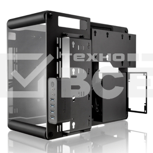 Компьютерный корпус Raijintek PAEAN M 0R200068,black, Aluminum, MICRO ATX/MINI ITX, USB3.0x2, USB2.0x2, HD Audiox1