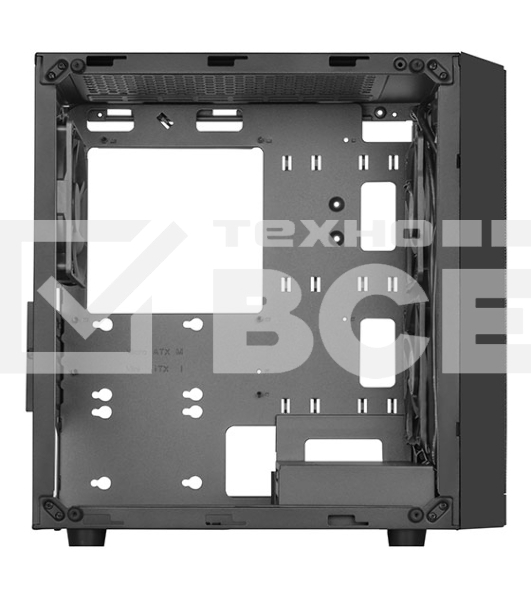 Компьютерный корпус Silverstone SST-PS15B-PRO Precision Mini Tower Micro ATX Computer Case, tempered glass, 2x 120мм ARGb, 1x ARGb Controller, black