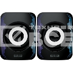 Колонки 2.0 GRID AS009, 10 ВТ, объемное звучание, RGB подсветка, USB+Jack 3,5мм, фото2