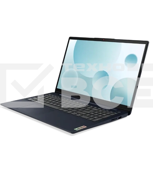 Ноутбук Lenovo IdeaPad 3 15ABA7 Ryzen 7 5825U 8Gb SSD 256Gb AMD Radeon Graphics 15,6 FHD Cam 38Вт*ч No OS Темно-синий 82RN008LRK
