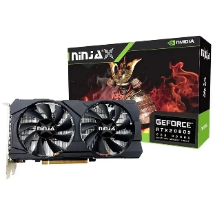 Видеокарта Ninja (Sinotex) Geforce RTX2060SUPER 8GB  256bit GDDR6 DVI HDMI DP PCIE