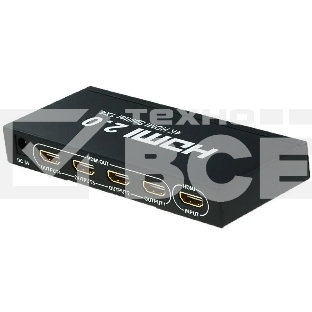 Сплиттер аудио-видео Premier 5-872-4V2 HDMI (f)/4xHDMI (f) черный