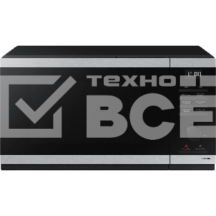 Микроволновая печь Samsung MG23DG4524ATBW нержавеющая сталь/черный 23л. 800Вт переключатели - поворотный механизм